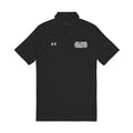 Embroidered Black Under Armour Men's Polo — Custom Logo Chest