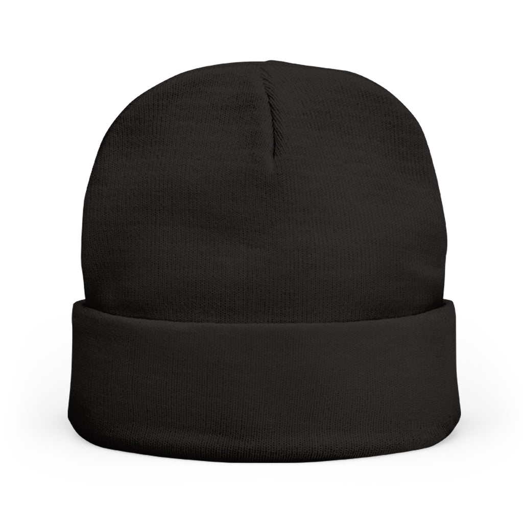 Embroidered Knit Black Daryl Smith Drywall Beanie
