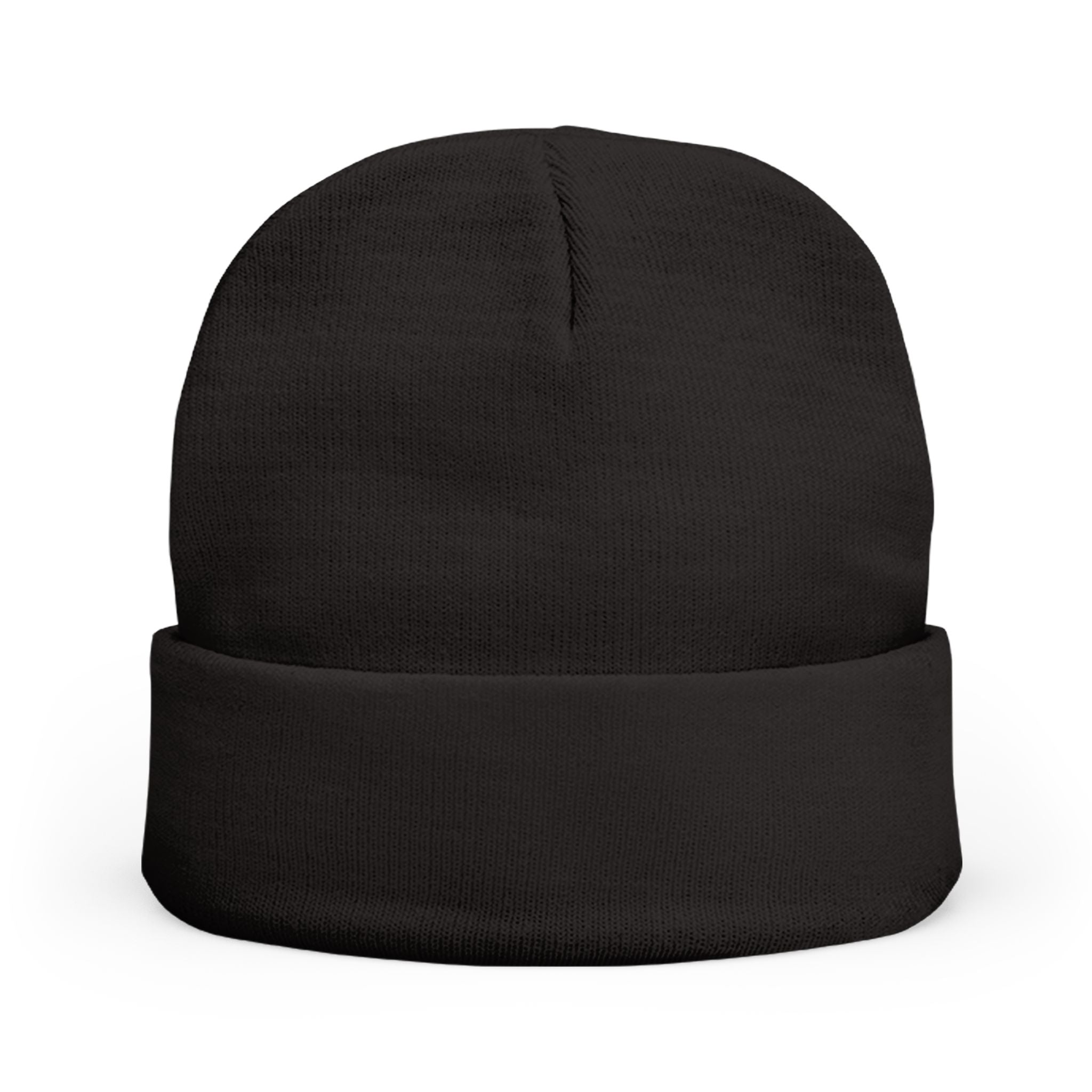 Embroidered Knit Black Daryl Smith Drywall Beanie