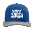 Royal/ White/ Heather Grey - 112 - FRONT