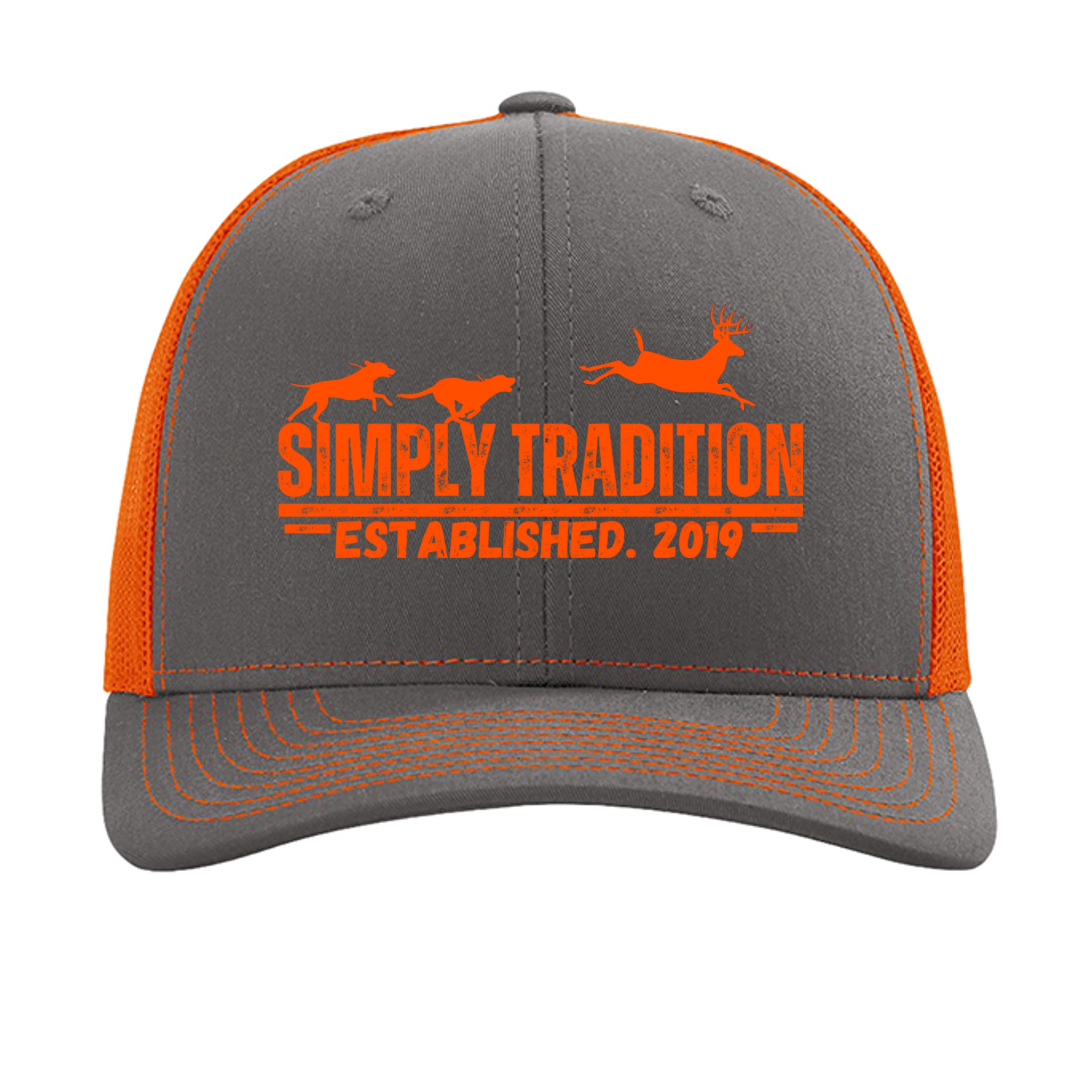 Charcoal/ Orange - 112 - FRONT