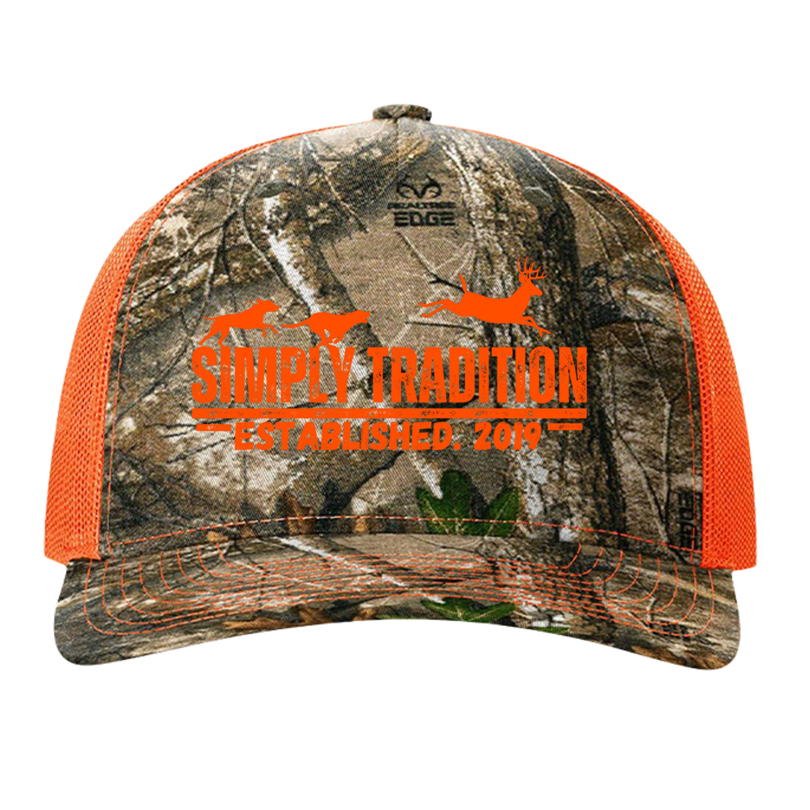 Realtree Edge/ Neon Orange - 112PFP - FRONT