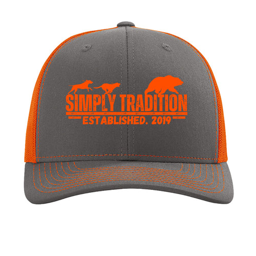 Charcoal/ Orange - 112 - FRONT