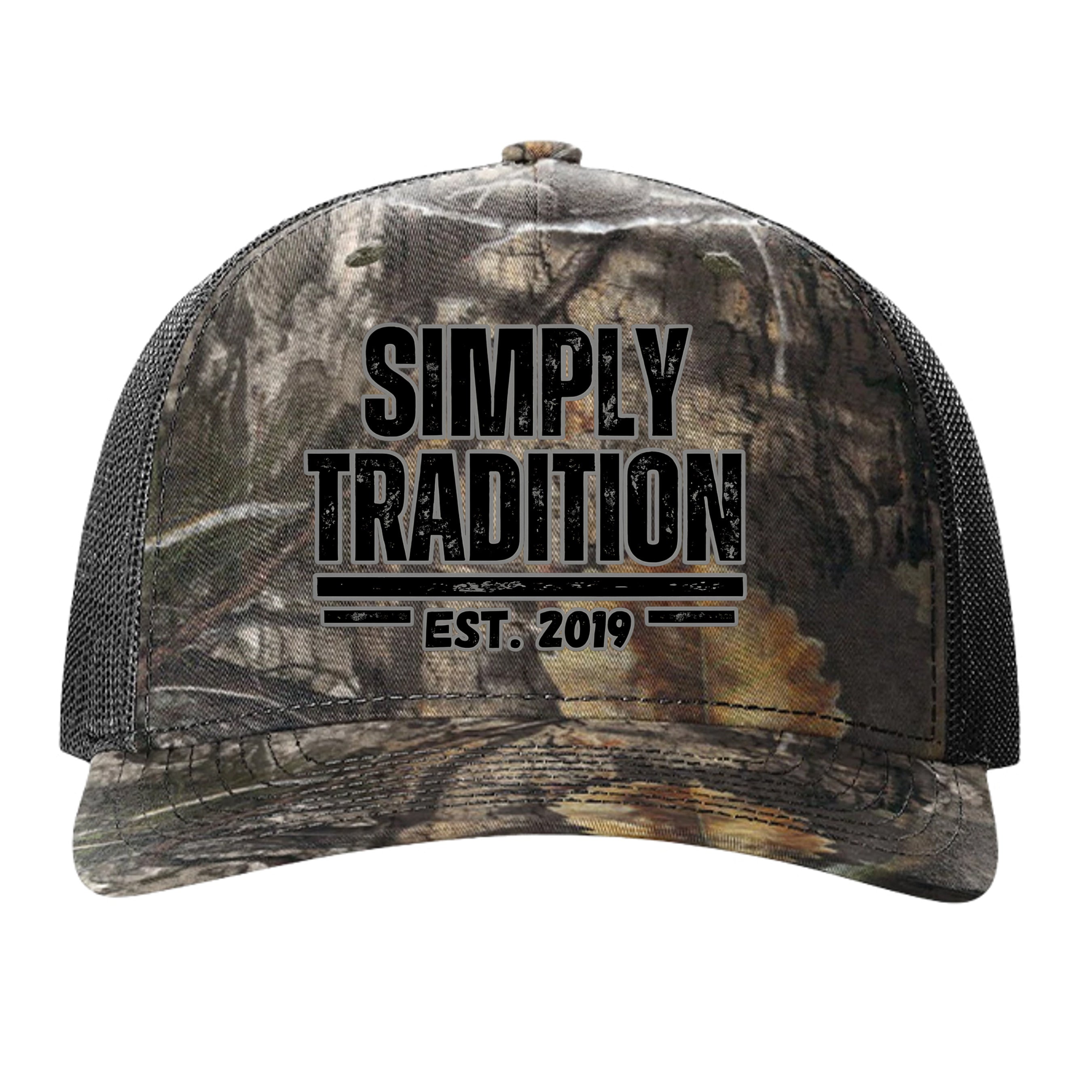Mossy Oak Country DNA/ Black - 112PFP - FRONT