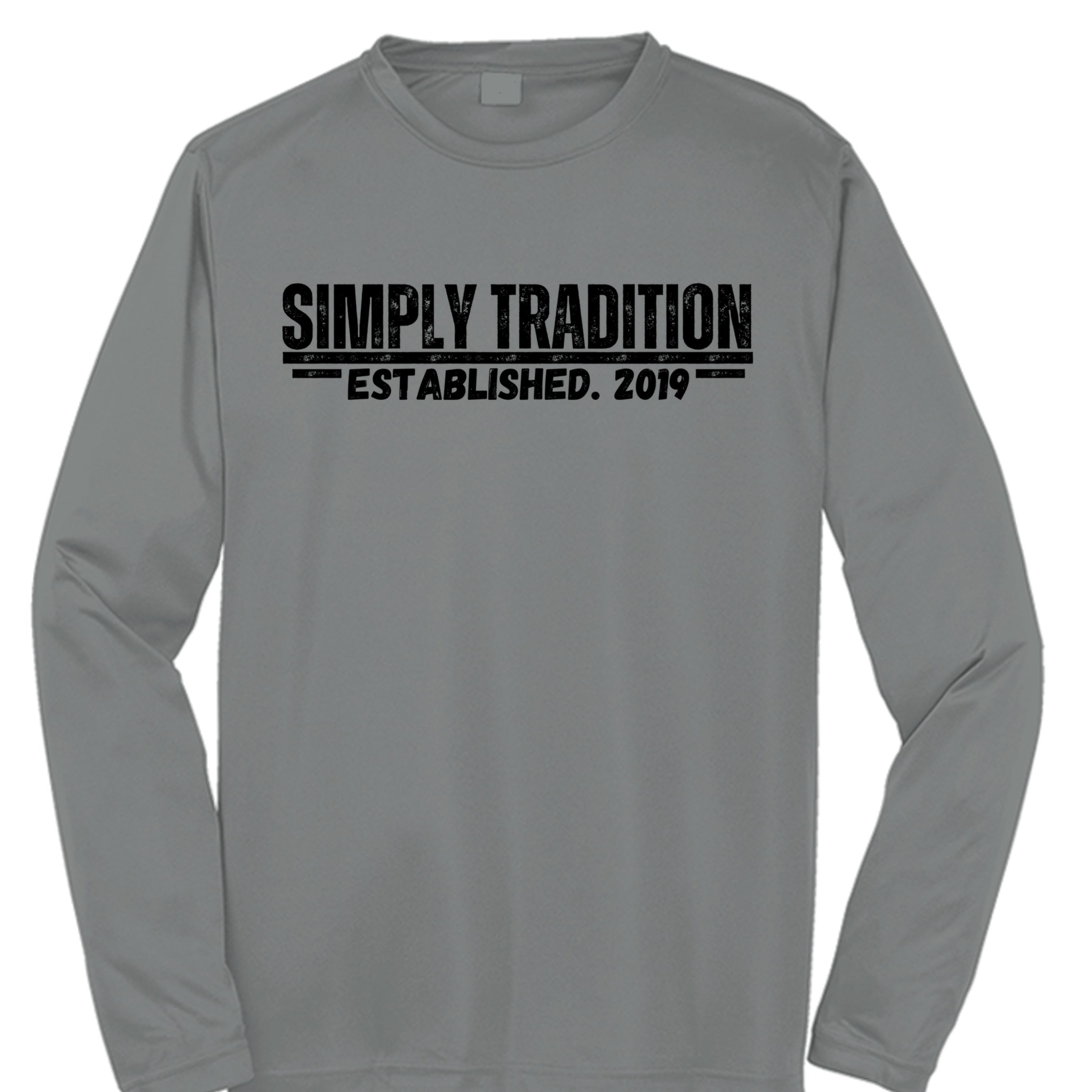 Iron Grey Heather - ST350LS - FRONT